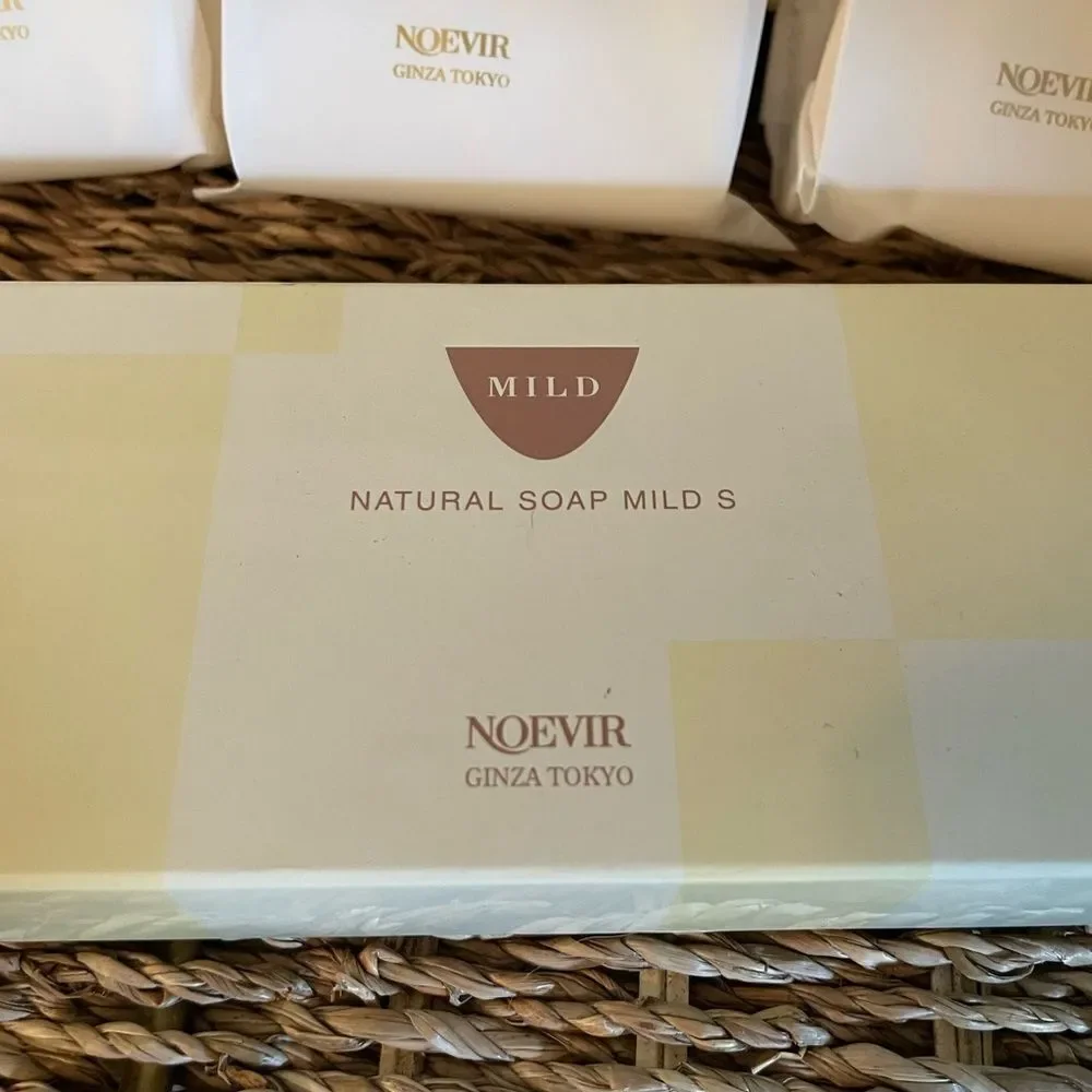 Noevir Ginza Tokyo Japan Mild Natural Soap Bars New in Packages 6 Bars Total